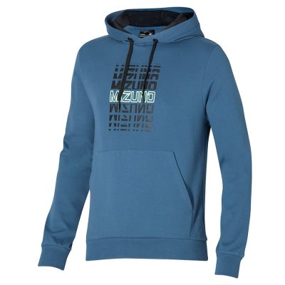 Sudaderas Con Capucha Mizuno Athletics Estampados Hombre - Azules - Chile M760RLSJVC